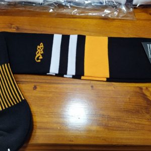 Wildcard Sock - Black, Light Orange & White