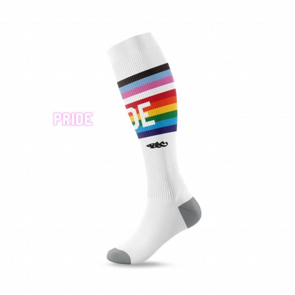 White Rainbow Socks - Pride Socks by Dem Socks