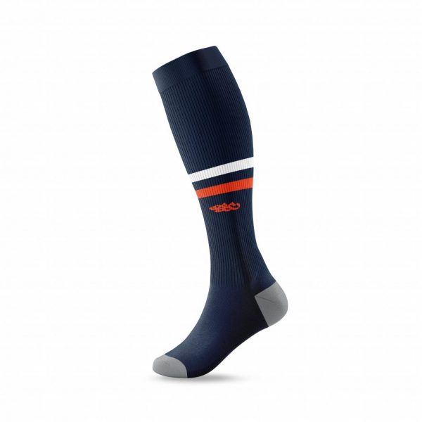 Wildcard ELITE Socks - Navy, Orange & White
