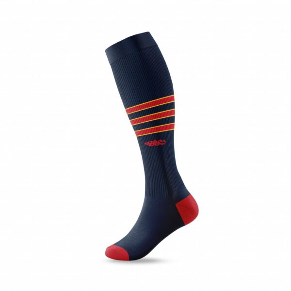 Wildcard ELITE Socks - Navy Blue, Red & Gold