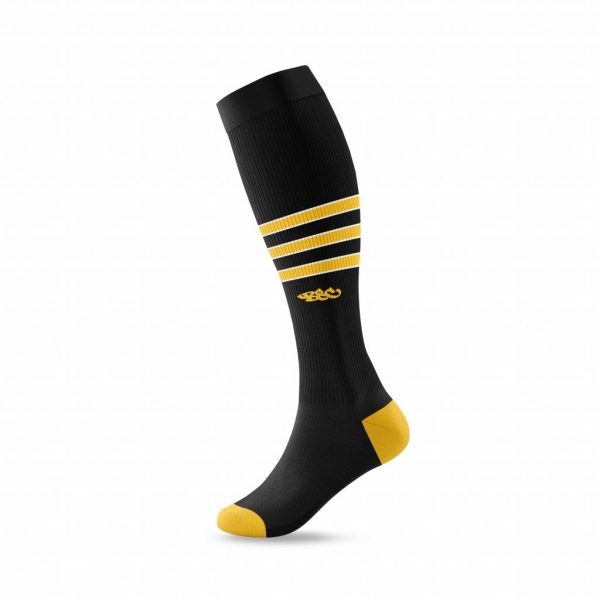 Wildcard ELITE Socks - Black, Gold & White