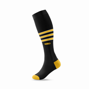 Wildcard ELITE Socks – Black & Gold (PRE-ORDER)