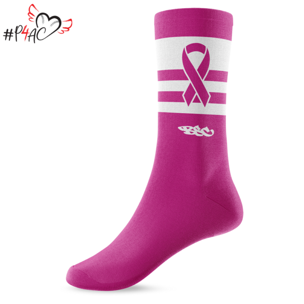 Wildcard Pink Crew Socks (Individual sale)