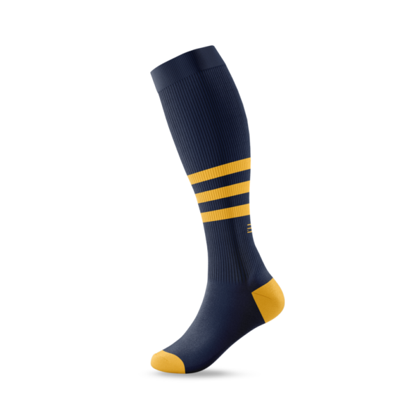Elite Baseball Softball Socks or Stirrups (H) - Navy Blue & Gold