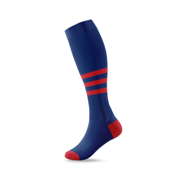 Elite Baseball Softball Socks or Stirrups (H) - Royal & Red